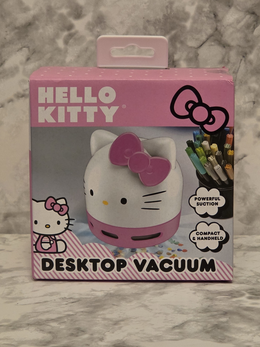 Hello Kitty Pink & White Desktop Vacuum Cleaner